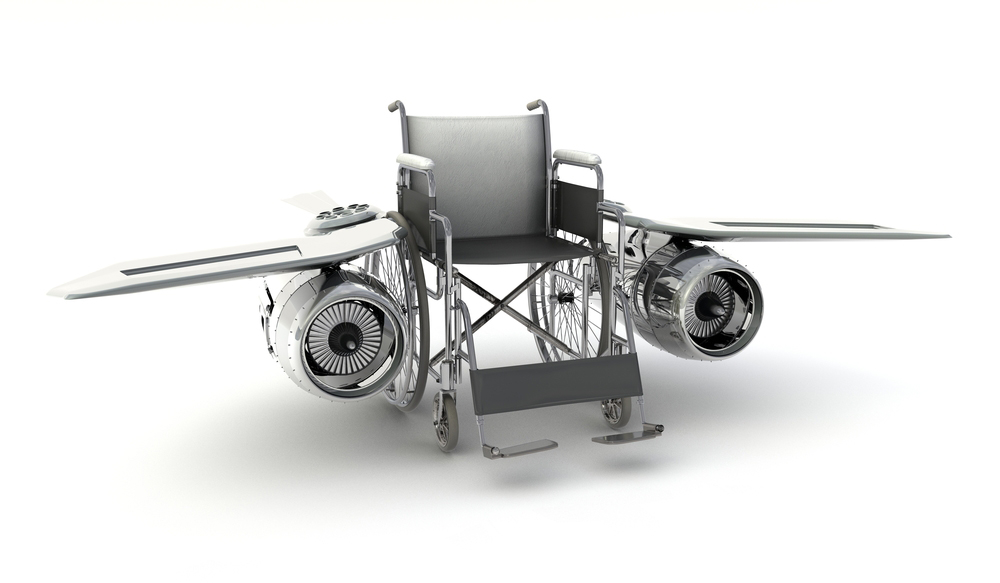 wheelchair with turbo engine